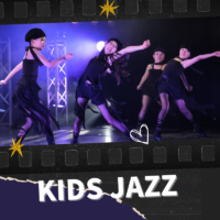 京都ダンスジュテのキッズJAZZのステージの様子