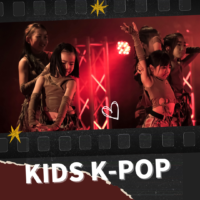 京都ダンスジュテのキッズK-POPのステージの様子